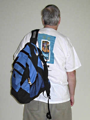 Slinging the backpack over only one shoulder is an injury risk