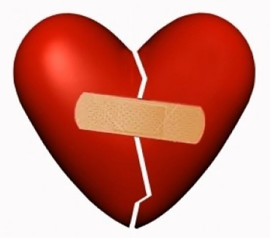 It is very hard to fix a broken heart - which can have physical consequences