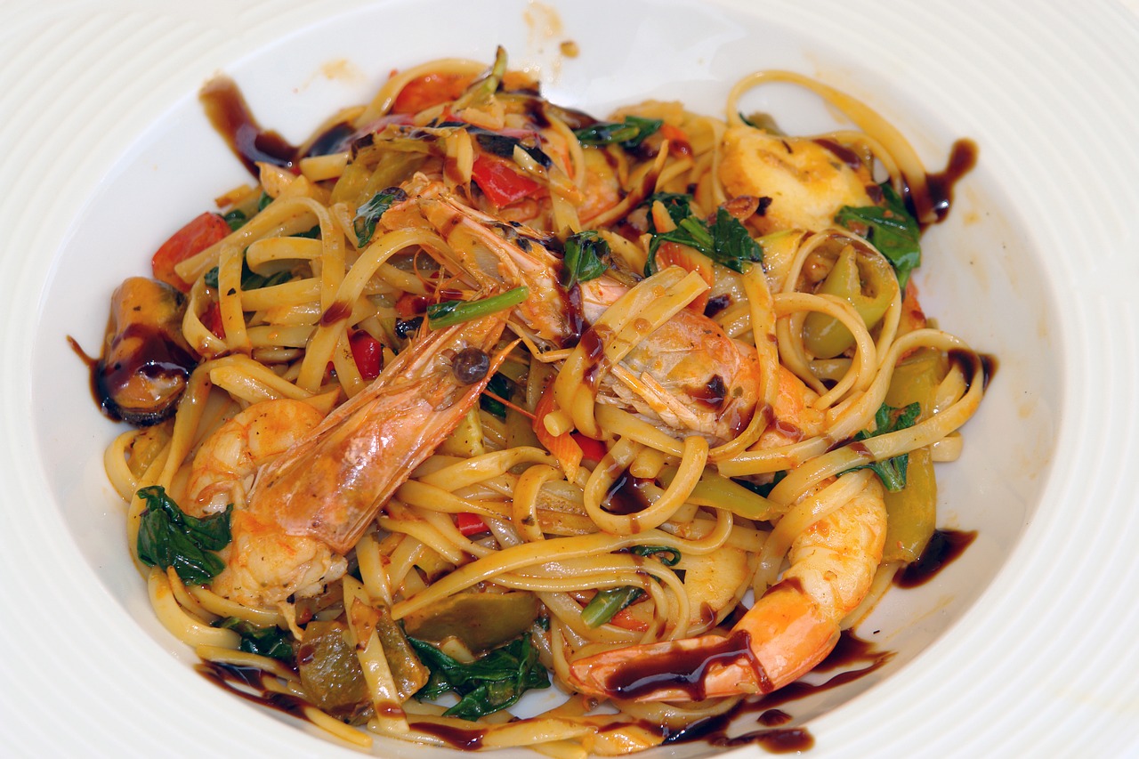 Seafood dishes are generally a good healthy option