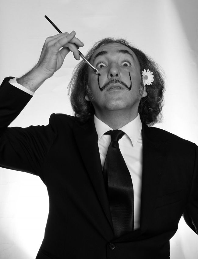 DIY - Painting yourself to become Dali.