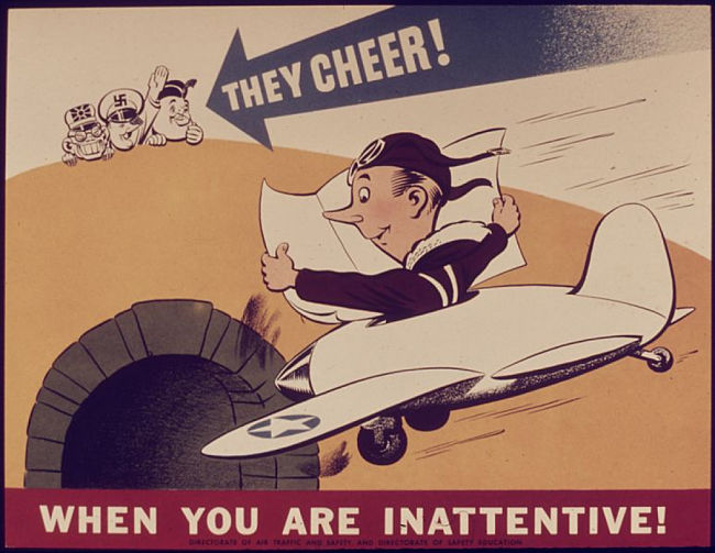 Drivers distraction problems are not new