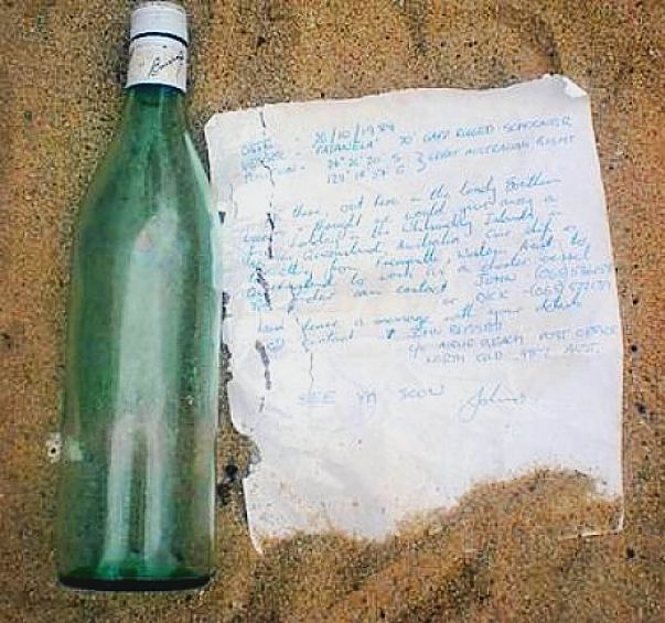 Message In A Bottle The Real Deal Message In A Bottle The Real Deal