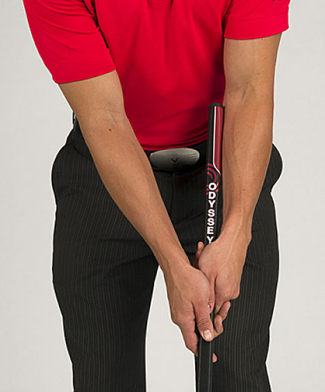 Arm anchored putter - Permitted? 