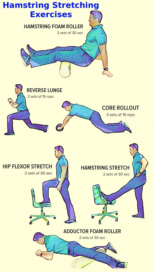 Hamstring stretching exercises - learn more in this article