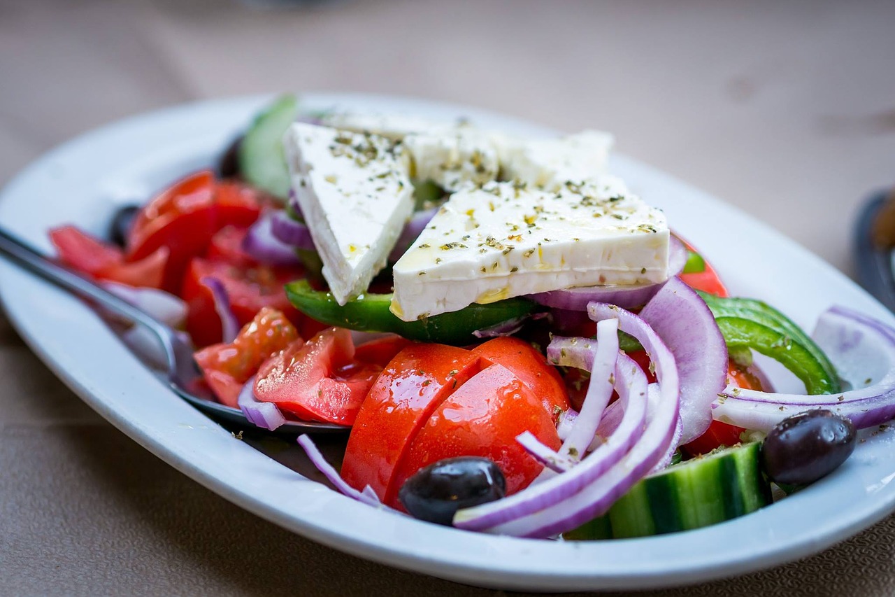 Greek salads are great but watch the amount of cheese in the salad