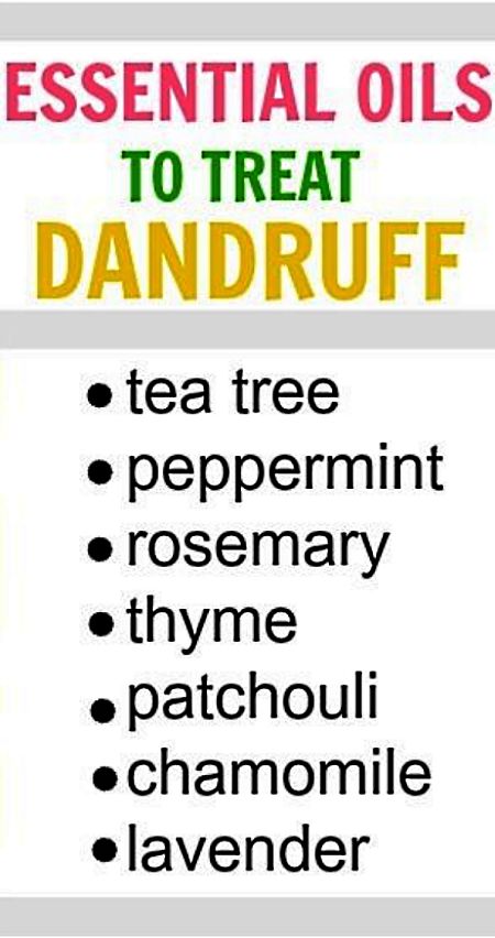 List of essential oils to use as natural remedies for dandruff