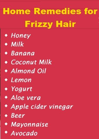 Home Remedies to Control Frizzy Hair