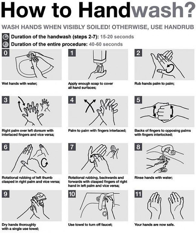 How to Wash Hands Properly